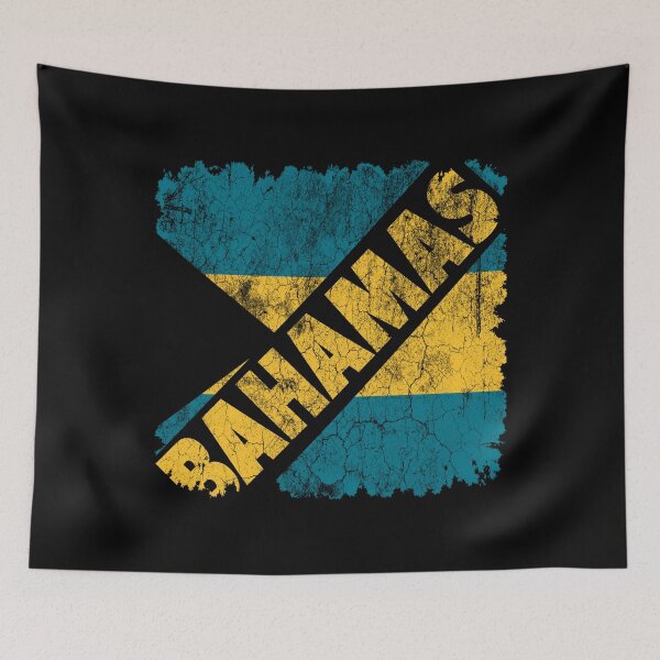 Item preview, Vintage Bahamas Flag Bahamian Heritage Retro Design designed and sold by Flag Outfit.