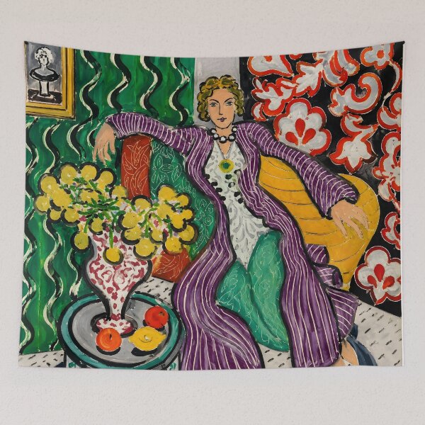 Item preview, Woman in a Purple Coat by Henri Matisse designed and sold by Erlin Rudho.