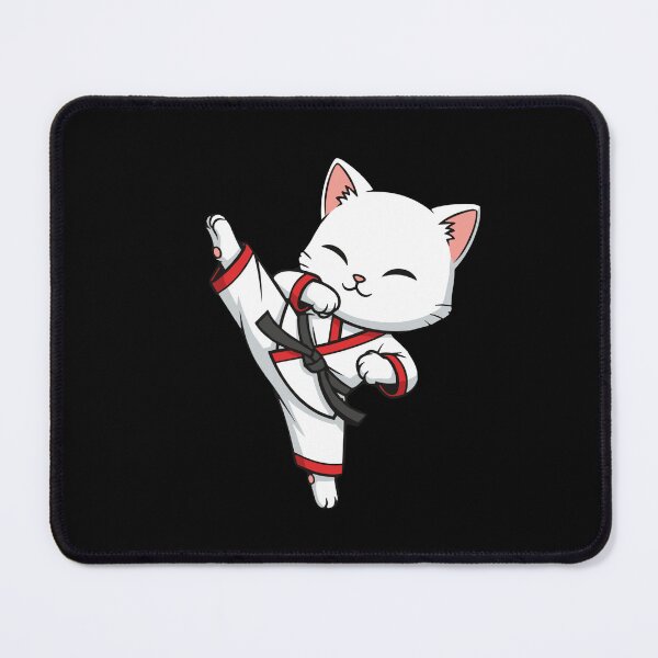 Item preview, Martial Arts Cat Black Belt Karate Kick designed and sold by SofiBlair.