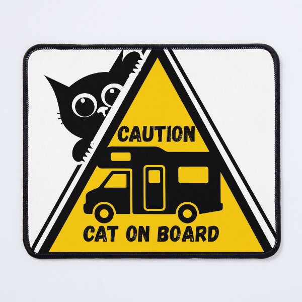 Item preview, Camper life: Cat on board designed and sold by ValeGraficArte.