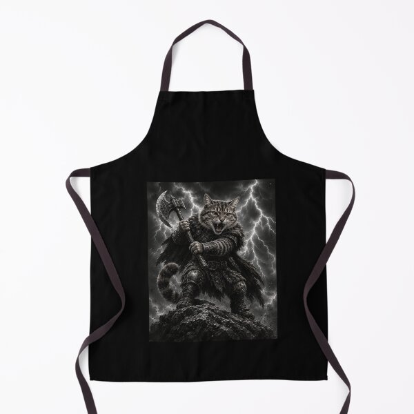 Item preview, Funny Tabby Cat Warrior Art designed and sold by elderberry.
