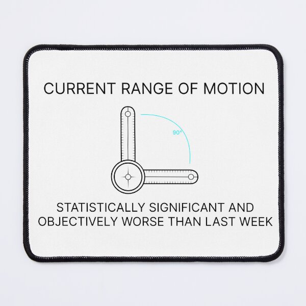 Item preview, Funny Goniometer Range Of Motion Physical Therapy Design designed and sold by VTineDesigns.