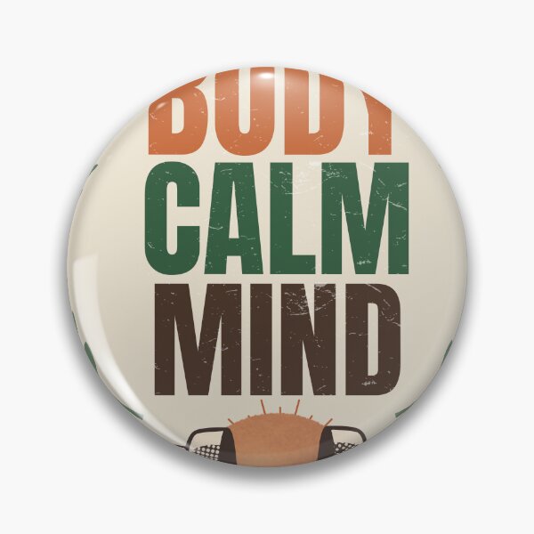 Item preview, Strong Body Calm Mind Vintage Fitness Gym Design designed and sold by Uvclick.
