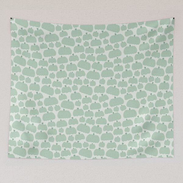 Item preview, Matcha Green Pumpkin Pattern Autumn Halloween Aesthetic designed and sold by winterpumpkin.