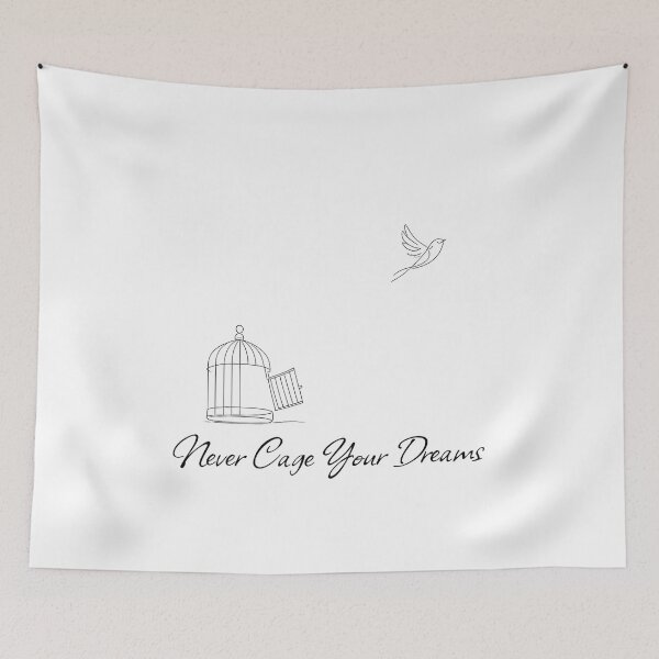 Item preview, Never Cage Your Dreams – Bird Freedom Inspirational Design designed and sold by Buli89.