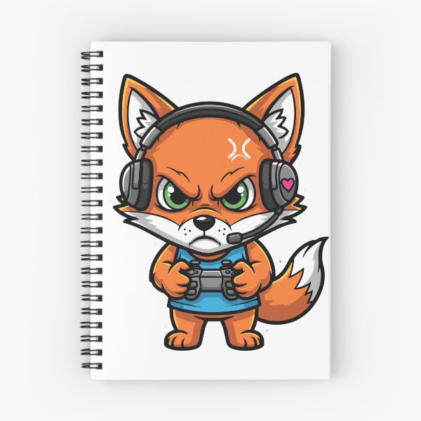 Item preview, Angry Fox Gamer Video Game Player designed and sold by SofiBlair.