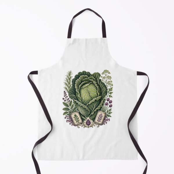 Item preview, Botanical Cabbage Illustration – Vintage Garden Vegetable Art designed and sold by AMICO77.