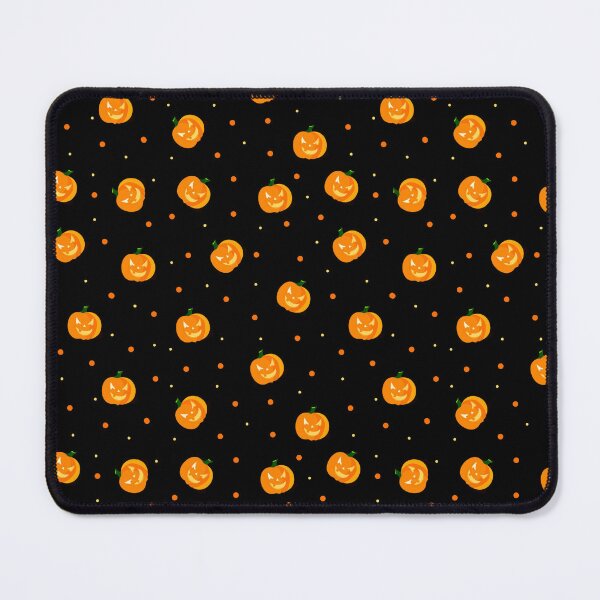 Item preview, Jack O Lantern Pumpkin Pattern on Black designed and sold by Zaya_art.