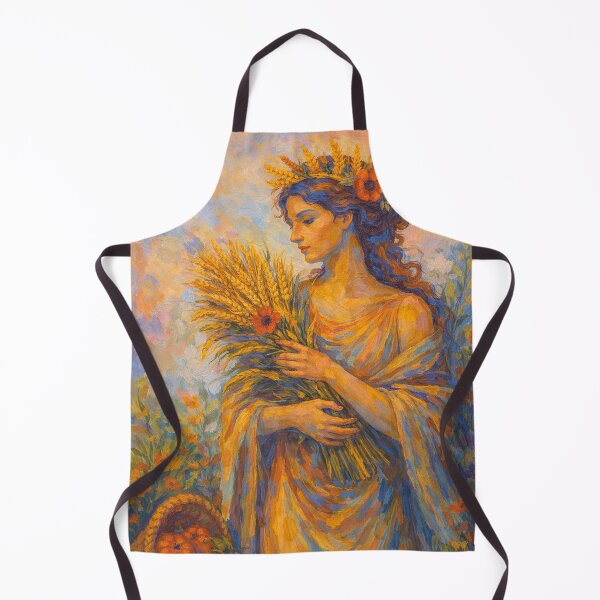 Item preview, Demeter – Greek Goddess of Harvest Painting designed and sold by GalleryKauffeld.