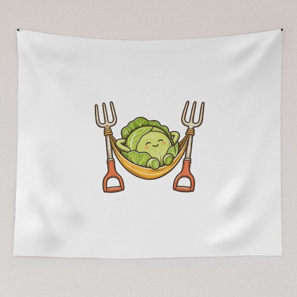 Item preview, Botanical Cabbage Illustration – Vintage Garden Vegetable Art designed and sold by AMICO77.