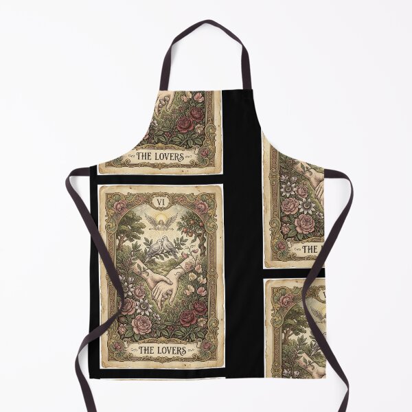 Item preview, The Lovers Tarot Card Intertwined Floral Botanical Romance Art Print designed and sold by FemmePrintHaven.