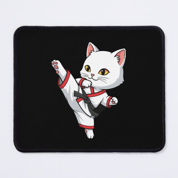 Item preview, Cat Martial Arts Black Belt Karate Taekwondo designed and sold by SofiBlair.