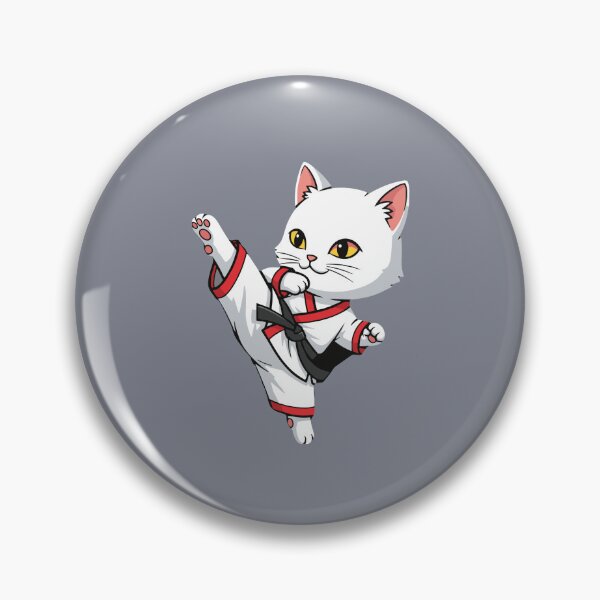 Item preview, Cat Martial Arts Black Belt Karate Taekwondo designed and sold by SofiBlair.