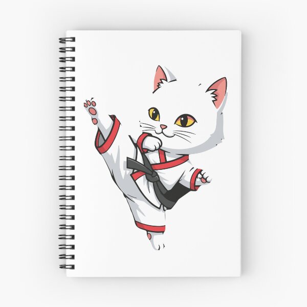Item preview, Cat Martial Arts Black Belt Karate Taekwondo designed and sold by SofiBlair.