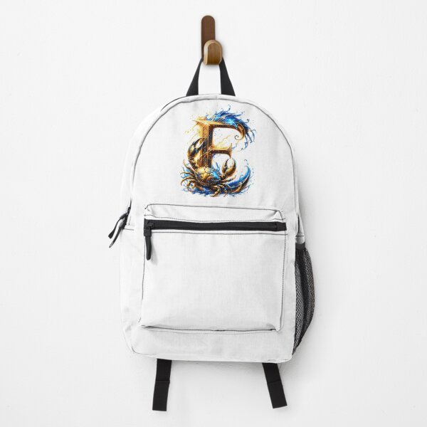 Item preview, Moonhoof Tideguard The Horse-Cancer Zodiac Letter E designed and sold by BlissBlvdShop.