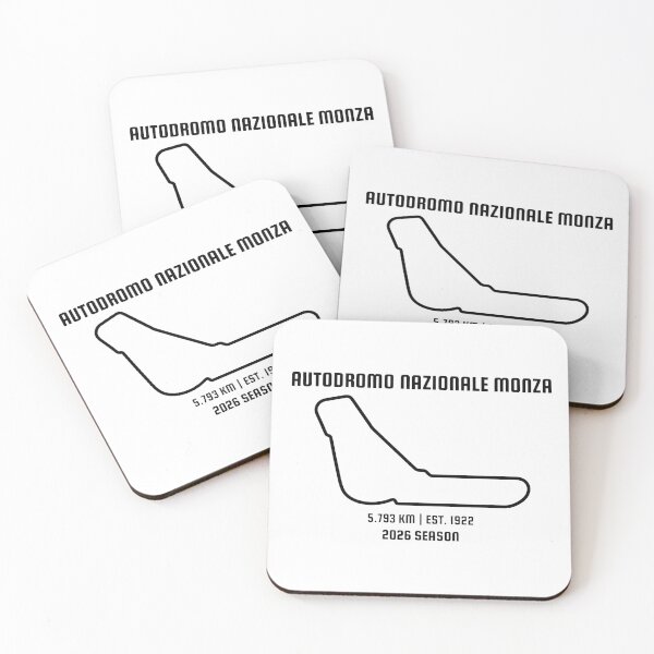 Item preview, Autodromo Nazionale Monza Track Outline - Italian Grand Prix Motorsport (Black) designed and sold by Auraphonix.