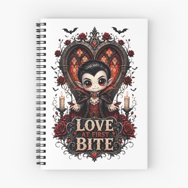 Item preview, Love at First Bite - Cute Gothic Vampire Halloween designed and sold by Kromia.