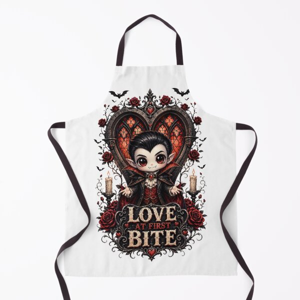 Item preview, Love at First Bite - Cute Gothic Vampire Halloween designed and sold by Kromia.