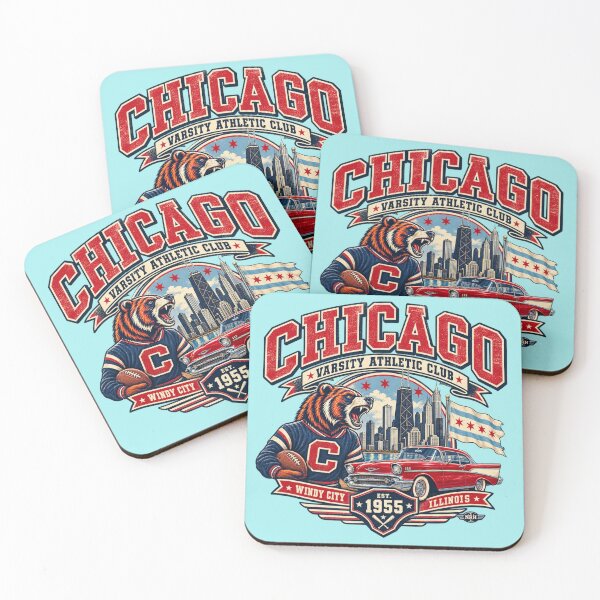 Item preview, Chicago Illinois Varsity 1955 Design designed and sold by Normandy Road Heritage™ - Vintage Garage Art.
