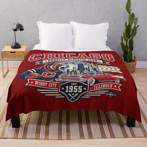 Item preview, Chicago Illinois Varsity 1955 Design designed and sold by Normandy Road Heritage™ - Vintage Garage Art.