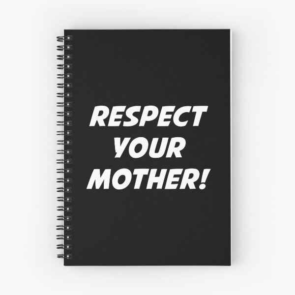 Artikelvorschau, RESPEKTIERE DEINE MUTTER! (Weißer Text) entworfen und verkauft von STUDIO-72.