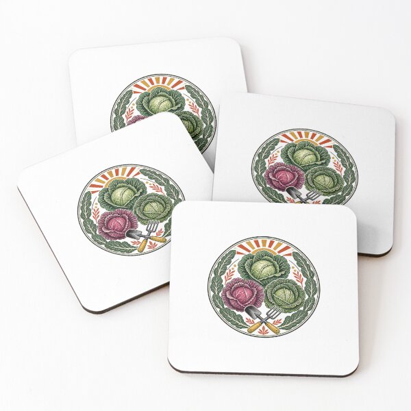 Item preview, Botanical Cabbage Illustration – Vintage Garden Vegetable Art designed and sold by AMICO77.