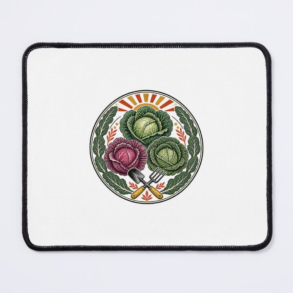 Item preview, Botanical Cabbage Illustration – Vintage Garden Vegetable Art designed and sold by AMICO77.