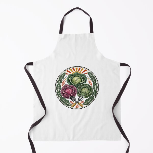 Item preview, Botanical Cabbage Illustration – Vintage Garden Vegetable Art designed and sold by AMICO77.