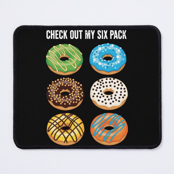 Item preview, Check Out My Six Pack Donut Lover Funny Food Humor designed and sold by SofiBlair.