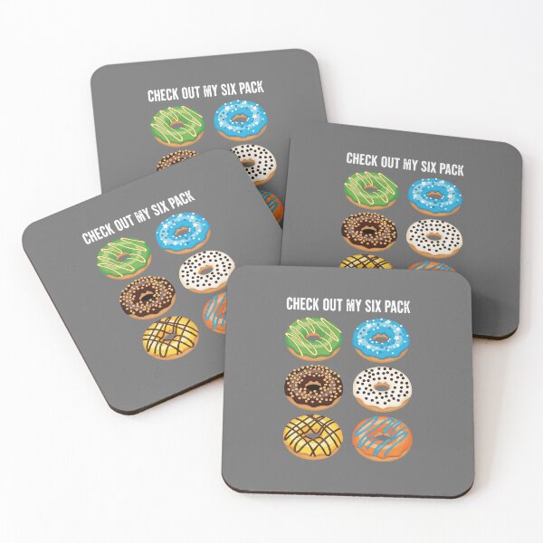 Item preview, Check Out My Six Pack Donut Lover Funny Food Humor designed and sold by SofiBlair.