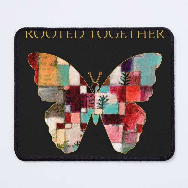 Item preview, Rooted Together Colossians 2:7 Christian Butterfly – One Body Faith Art designed and sold by KittenAndCo.