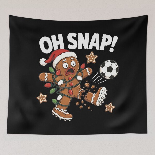 Item preview, Oh Snap GingerbreadMan Christmas Soccer Player Xmas Lights  designed and sold by clothesy7.