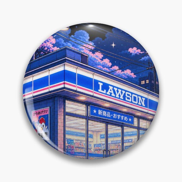 Item preview, Retro Anime Japanese Convenience Store Midnight City designed and sold by NzrProcreate.