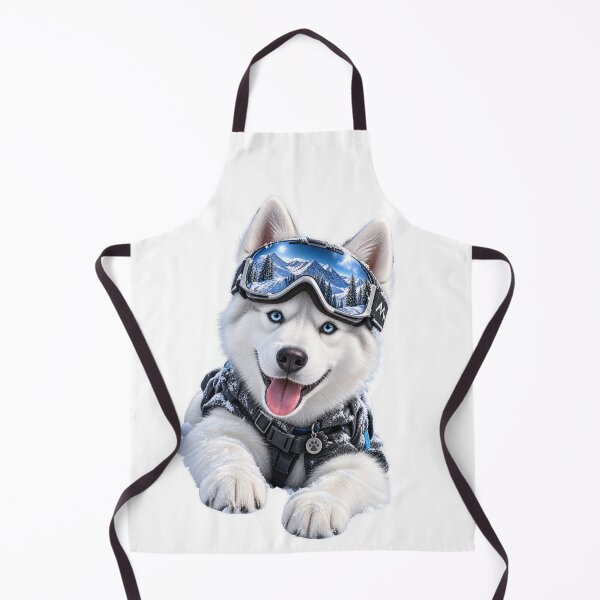Item preview, White Siberian Husky Snow Dog designed and sold by Madame-Verny.