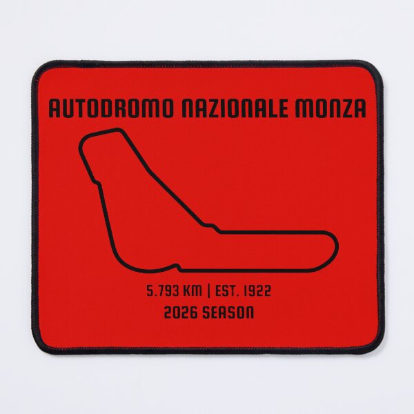 Item preview, Autodromo Nazionale Monza Track Outline - Italian Grand Prix Motorsport (Red Formula color) designed and sold by Auraphonix.