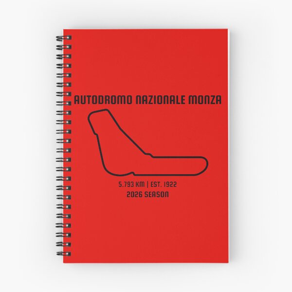 Item preview, Autodromo Nazionale Monza Track Outline - Italian Grand Prix Motorsport (Red Formula color) designed and sold by Auraphonix.