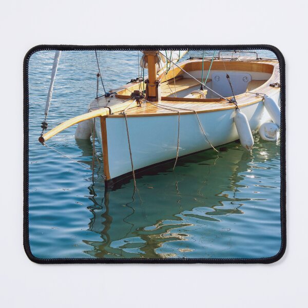 Item preview, Small Sailboat at Anchor Detailing Bowsprit designed and sold by Dorset Girl.