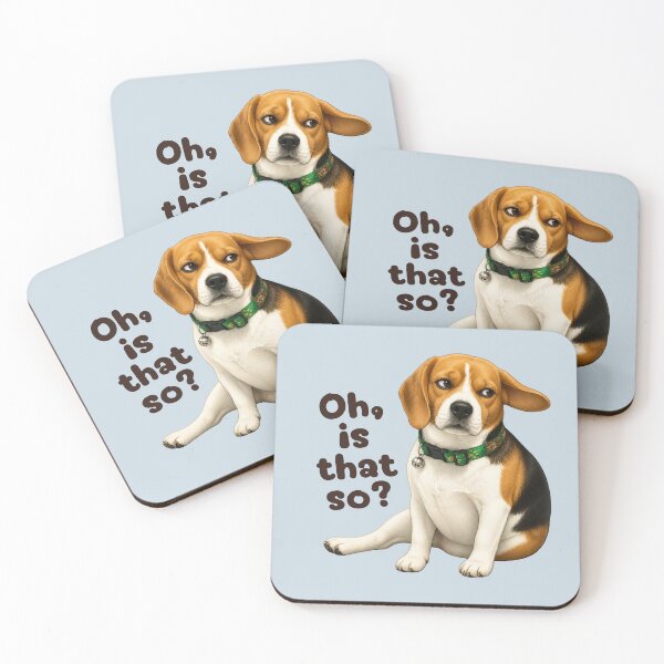 Item preview, Whatever Mood | Beagle Wit – Funny Expression Design designed and sold by CosmicQuietStudio.