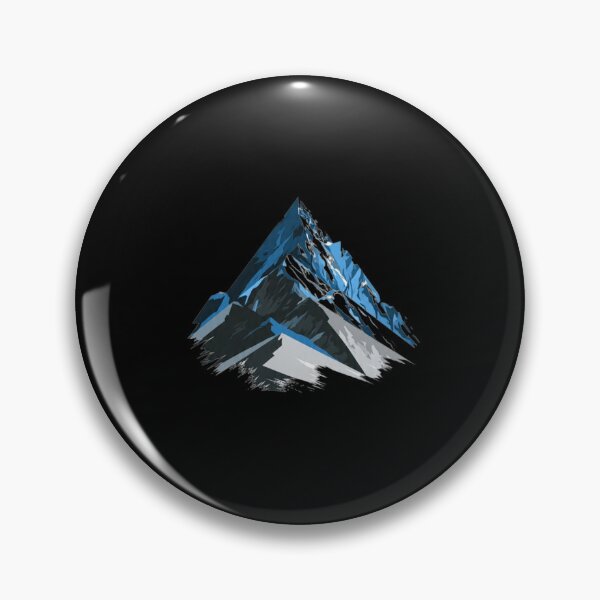 Item preview, Geometric Mountain Peak – Icy mountain world & outdoor streetwear design designed and sold by GeoBeast.