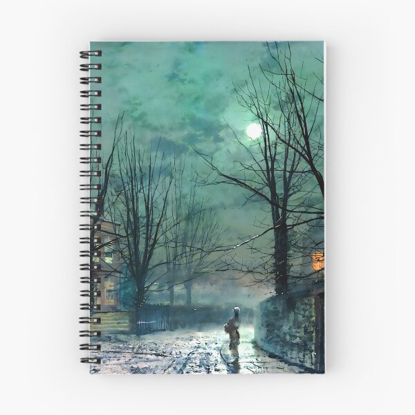 Item preview, John Atkinson Grimshaw - Old Hall Under Moonlight designed and sold by Jon-Baran.