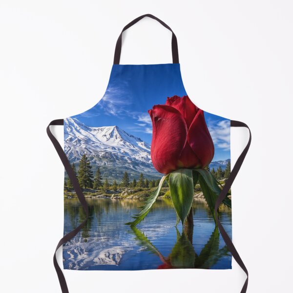 Item preview, Red Rose Reflections at Mount Shasta designed and sold by Kimberly Palmer.