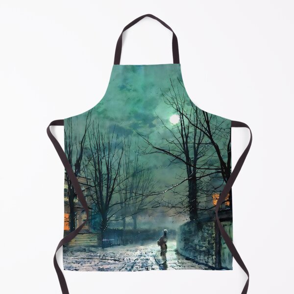 Item preview, John Atkinson Grimshaw - Old Hall Under Moonlight designed and sold by Jon-Baran.