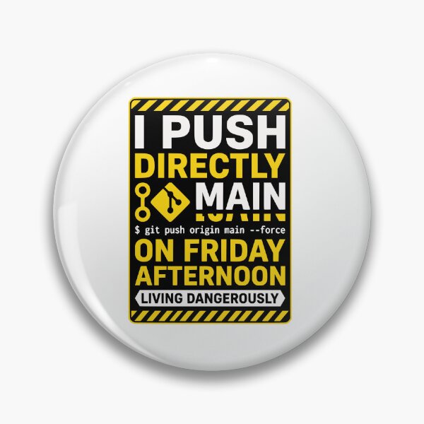 Aperçu de l'œuvre Pousser directement vers le principal Cadeau amusant du vendredi pour les développeurs créée et vendue par Ixnor.