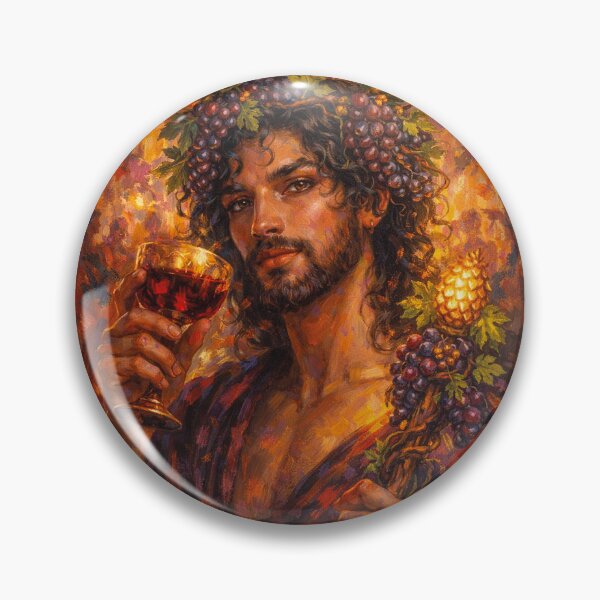 Item preview, Dionysos – God of Wine and Celebration Painting designed and sold by GalleryKauffeld.