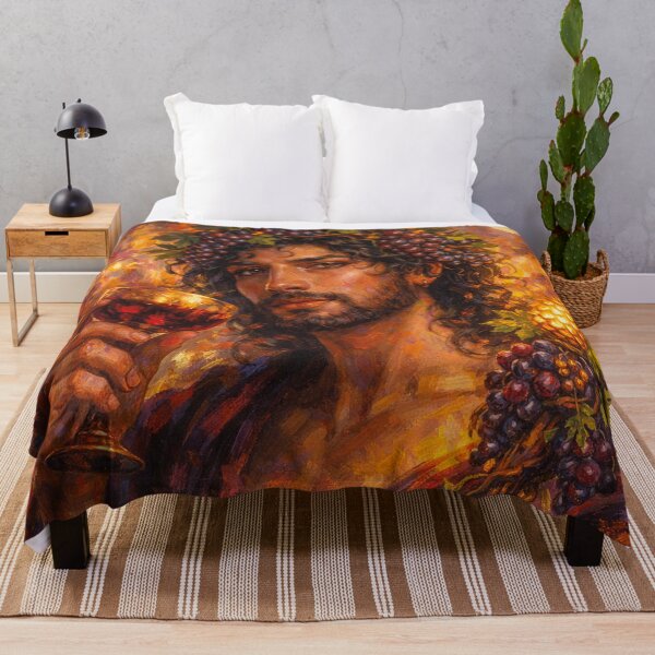 Item preview, Dionysos – God of Wine and Celebration Painting designed and sold by GalleryKauffeld.