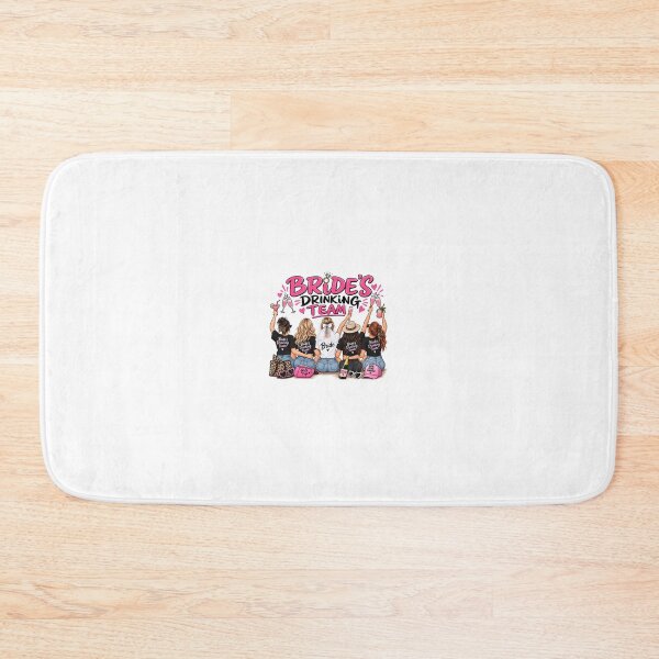 Item preview, Bride's Drinking Team Bachelorette Party Shirt designed and sold by FurryPrintLab-FurryPrintLabDesign.
