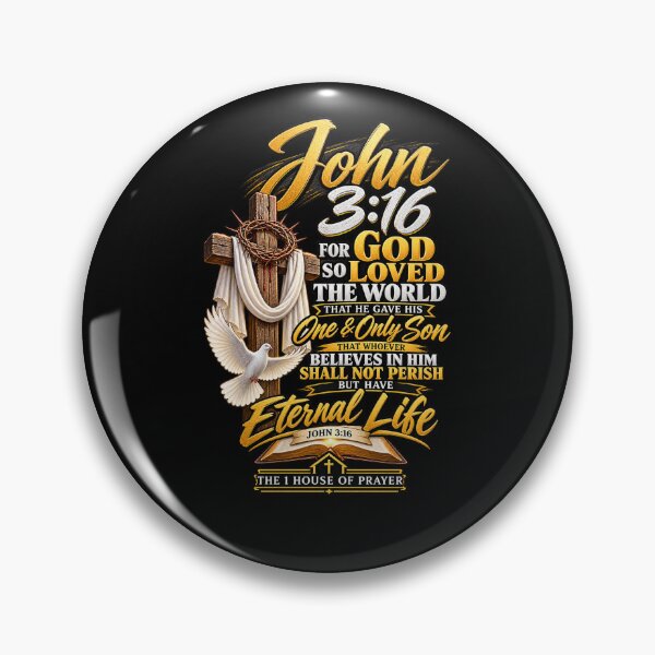 Item preview, John 3:16 Jesus died for you designed and sold by The1HouseofPrayer.