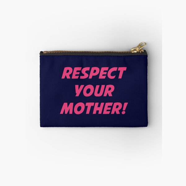 Item preview, RESPECT YOUR MOTHER! (Pink Text on Navy) designed and sold by STUDIO-72.