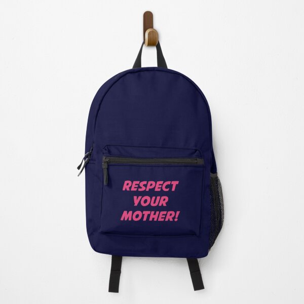 Item preview, RESPECT YOUR MOTHER! (Pink Text on Navy) designed and sold by STUDIO-72.
