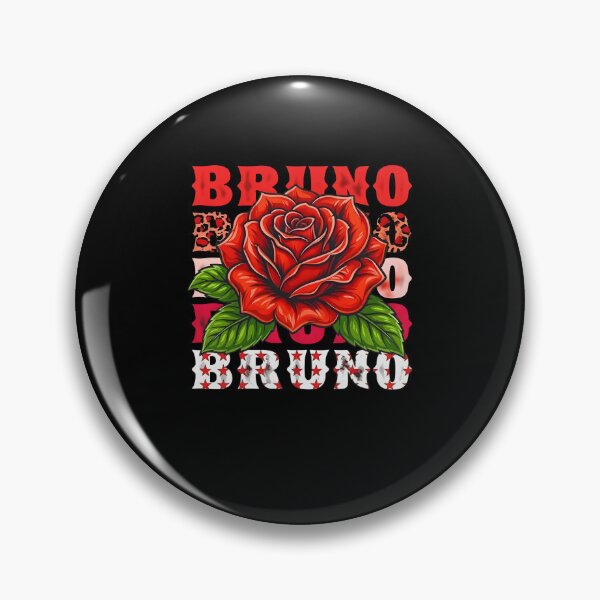 Item preview, Bruno Red Rose Vintage Floral Name Design designed and sold by Mind-Drift.